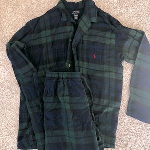 Ralph Lauren Green + Navy Paid Pajama Set Men’s L